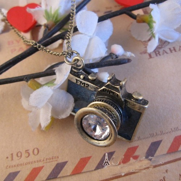 Black Camera Necklace, Fm2