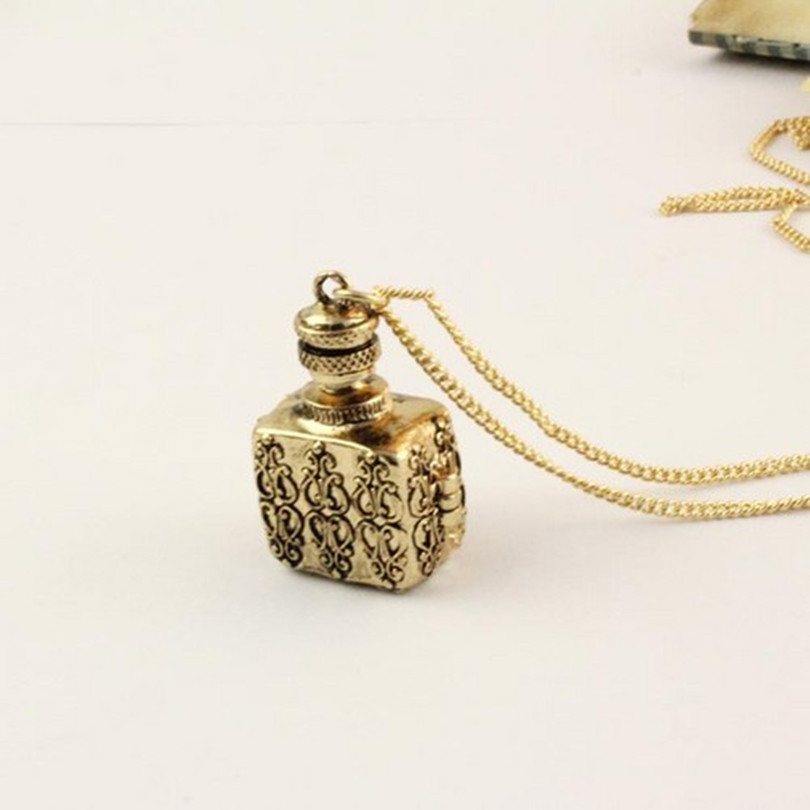 Beautiful Bottle Long Necklace, Can Open